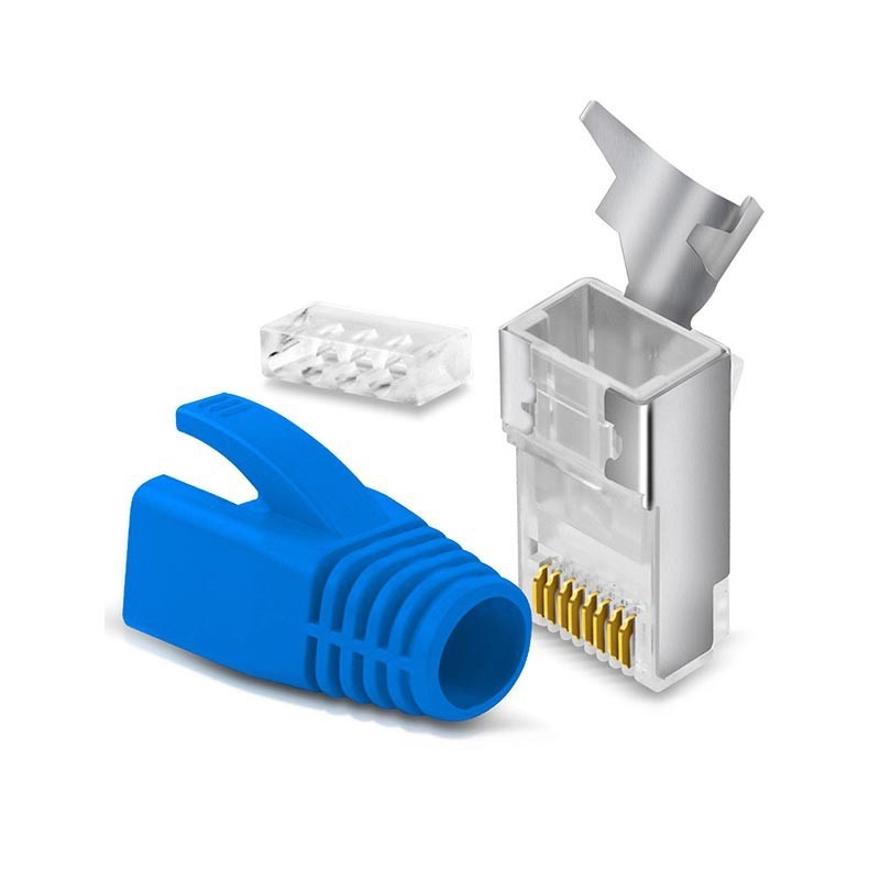 Connecteur pour câble Internet - Extension réseau - Connecteur RJ45 -  Connecteur Cat